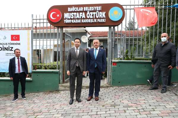 Bağcılar'da Mustafa Öztürk Türk Kazak Kardeşlik Parkı açıldı