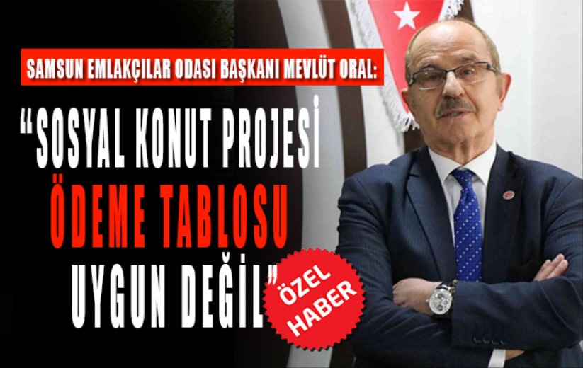 Sosyal Konut Projesi ödeme tablosu uygun değil!