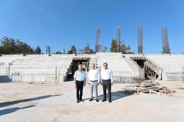 Başkan Zolan, Acıpayam Spor Salonu inşaatını inceledi - Denizli haber