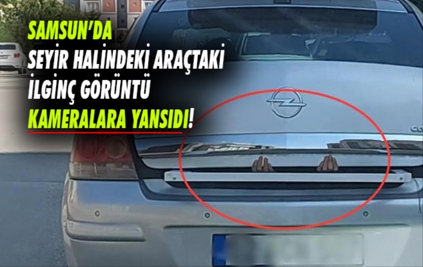 Seyir halindeki aracın bagaj kapağının açılmaması için tehlikeli çözüm