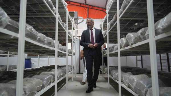 Tarsus'ta mantar üretim ile sebze ve meyve kurutma-paketleme tesisleri açıldı