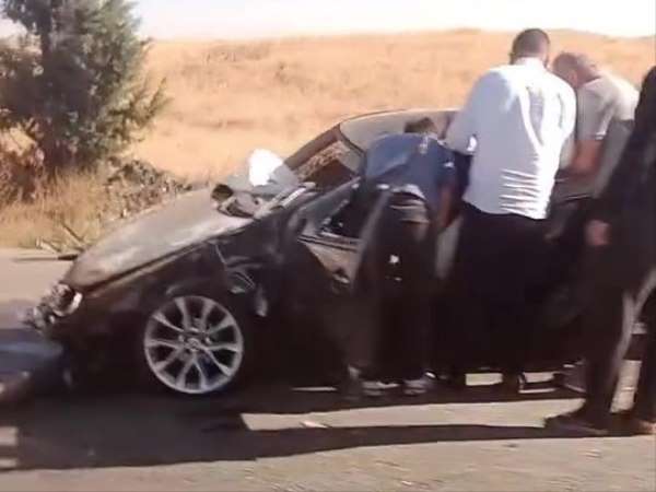 Merzifon'da otomobil takla attı: 1 yaralı