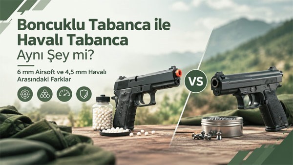 Boncuklu Tabanca ile Havalı Tabanca Aynı Şey mi?