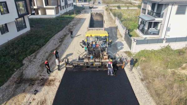 Düzce'de asfalt çalışmaları hız kazandı