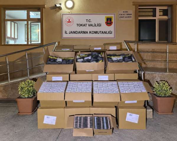 Kaçak tütün operasyonunda 600 bin makaron ele geçirildi