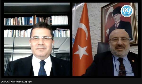 Prof. Dr. Ruhi Ersoy, Kayseri Üniversitesi'nde Online Akademik Yıl Açış Dersi Ve