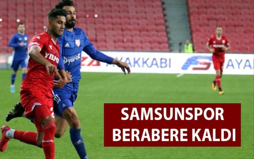 Spor Toto 1. Lig: Samsunspor: 2 - Boluspor: 2