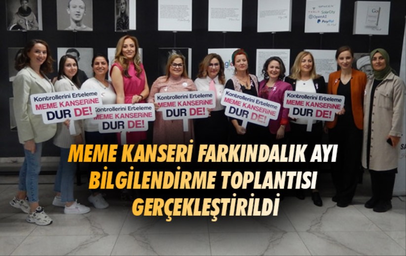 Samsun'da Meme Kanseri Farkındalık Ayı Bilgilendirme Toplantısı Gerçekleştirildi