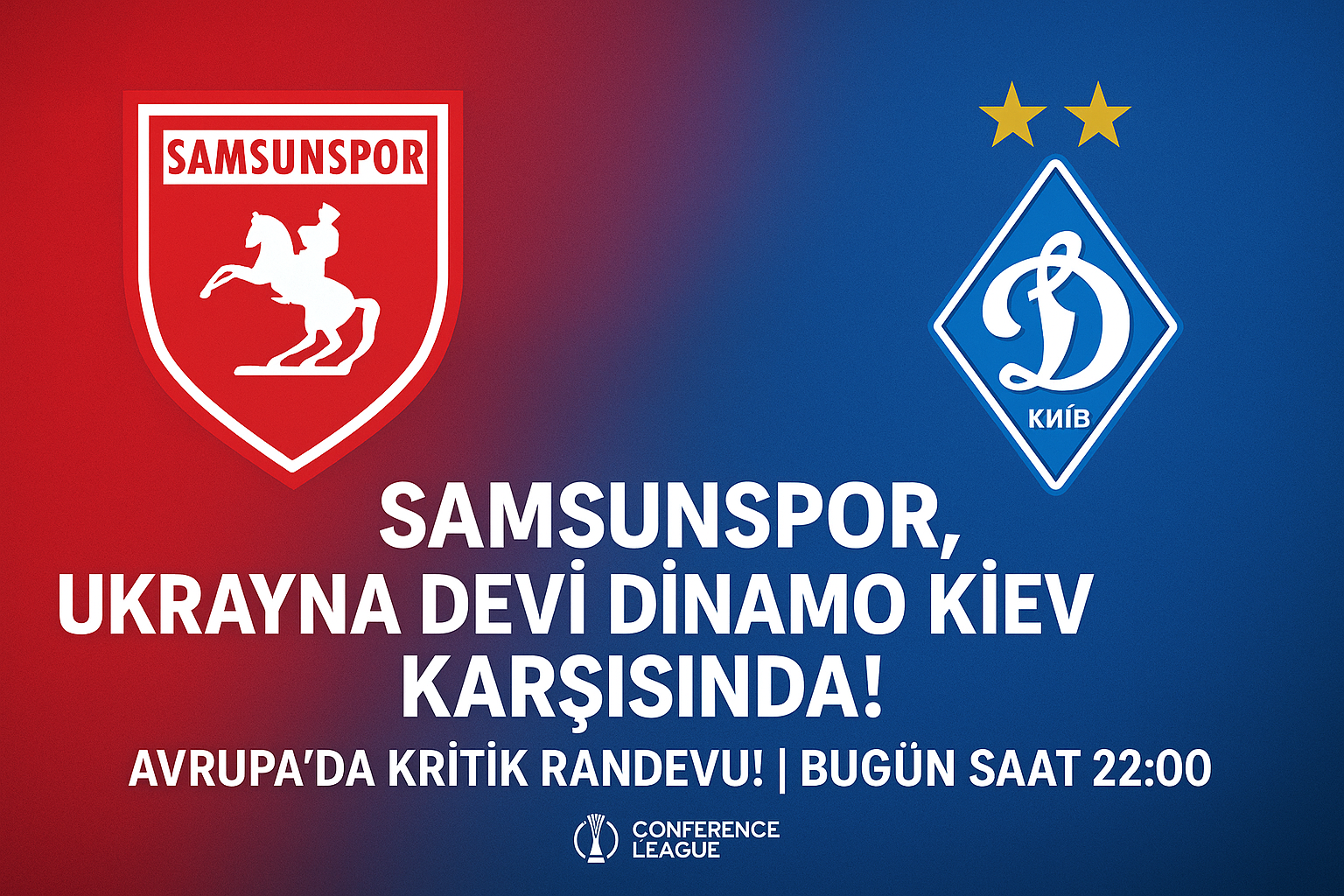 Samsunspor, Ukrayna Devi Dinamo Kiev Karşısında
