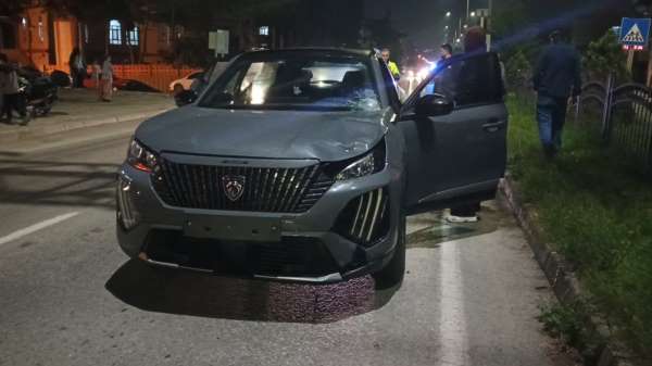 Bafra'da otomobilin çarptığı bisiklet sürücüsü ağır yaralandı