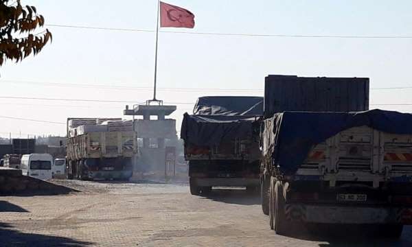 Tel Abyad'daki patlamanın ardından bölgeye yardım konvoyu gönderildi 