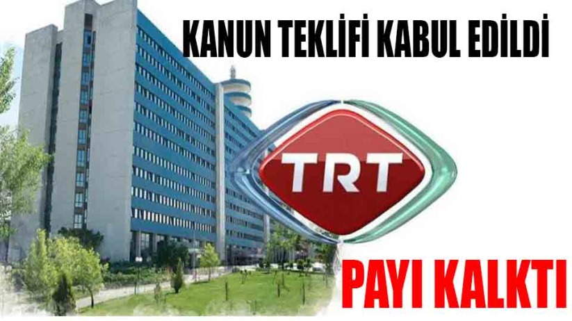 Elektrikte TRT payının kaldırılmasını öngören kanun teklifi kabul edildi