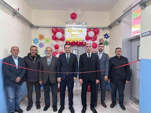 Bozkır'da ortaokula modern laboratuvar kazandırıldı