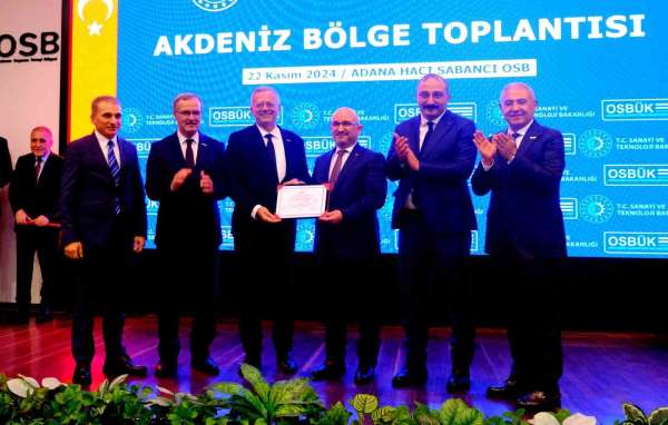 MTOSB, 'Yeşil OSB Belgesi' almaya hak kazandı