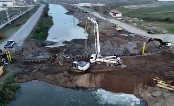 Samsun Yeni OSB'de altyapı çalışmaları ve fabrika kurulumları devam ediyor