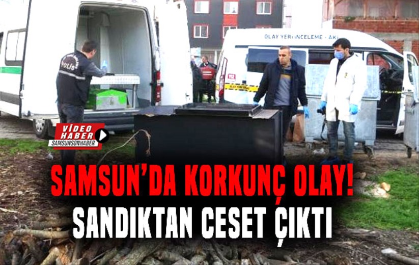 Sandık içerisinde kokmuş erkek cesedi bulundu
