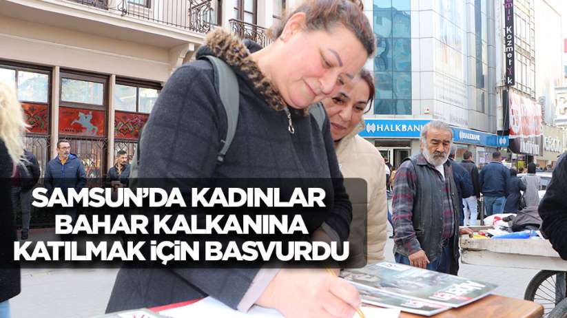 Samsun'da 100 kadın, askere gitmek için gönüllü imza attı