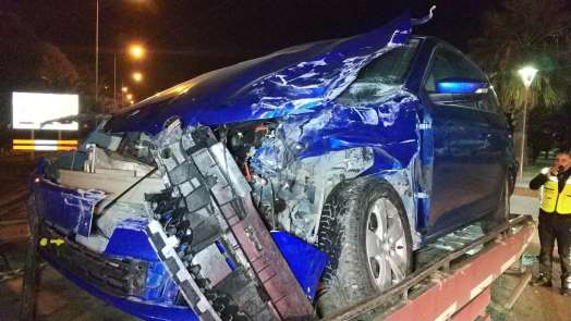 Samsun'da minibüs ile otomobil çarpıştı: 2 yaralı 