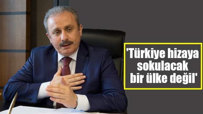 TBMM Başkanı Şentop: 'Türkiye dışarıdan hizaya sokulacak bir ülke değil'