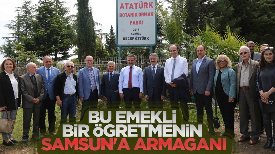 Samsun'da'100. Yıl Atatürk Botanik Parkı' açıldı