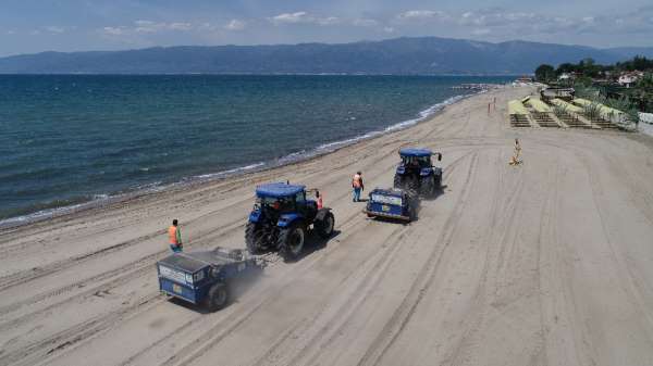 Balıkesir'in mavi bayraklı plajları yaza hazırlanıyor 