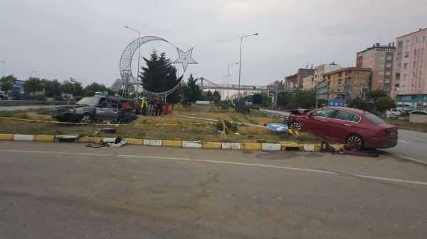 Giresun'da trafik kazası: 1 ölü, 2 yaralı 