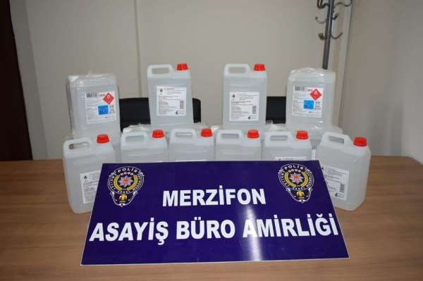 Amasya'da kaçak içki operasyonu: 1 tutuklama 