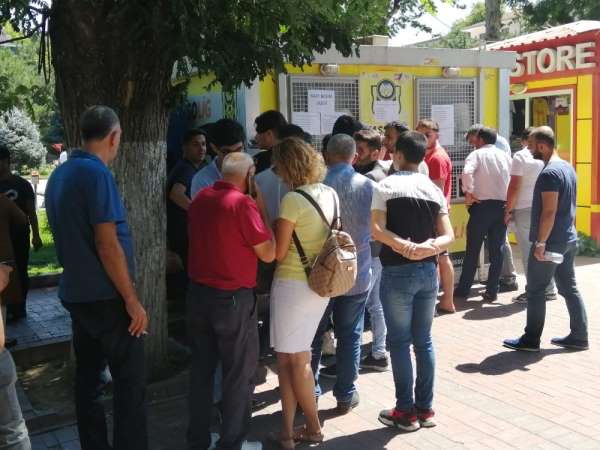 Malatya'da Avrupa maçı biletlerine yoğun ilgi 