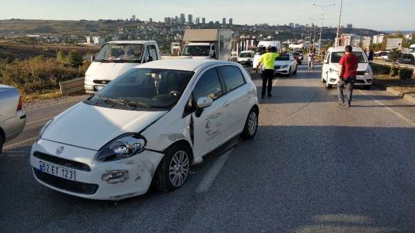 Samsun'da trafik kazası: 1 yaralı 