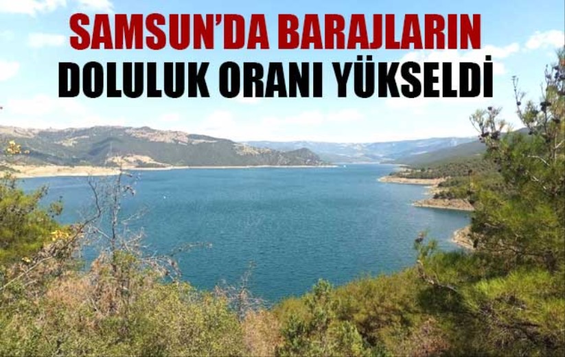 Samsun'da barajların doluluk oranı yükseldi