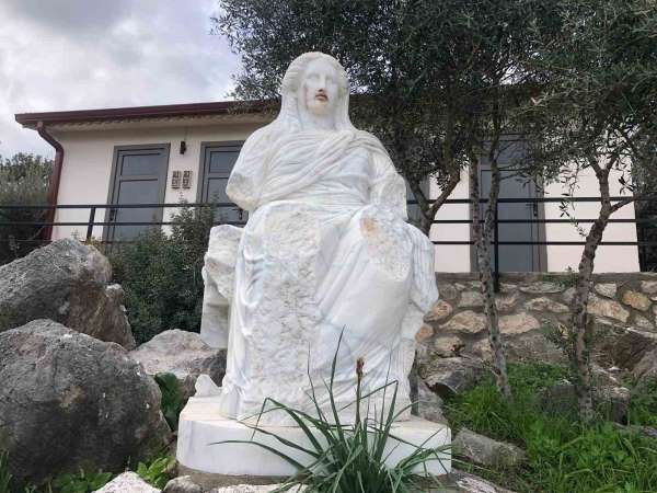 Datça'da Demeter heykeline çirkin saldırı