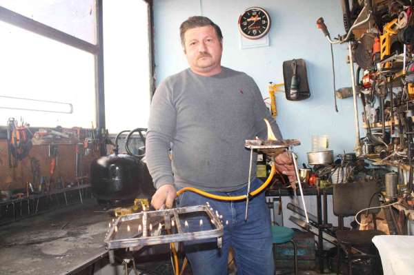 Ordulu motor tamircisi, bir çay bardağı benzinle 5 saat yanan gaz üretti - Ordu haber