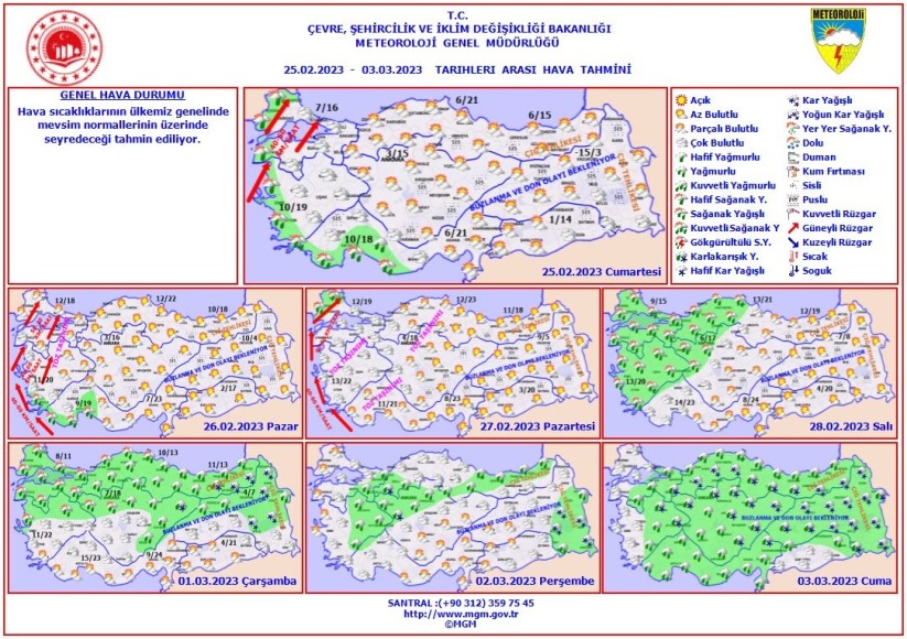 Samsun'a yalancı bahar geliyor, sıcaklık 12 derece artıyor