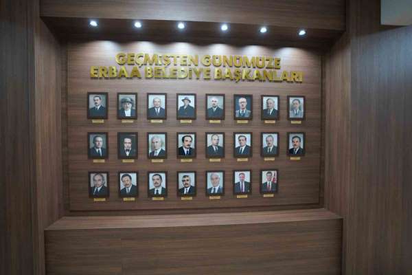 Erbaa Belediyesi'nin yönetim tarihi tek panoda toplandı