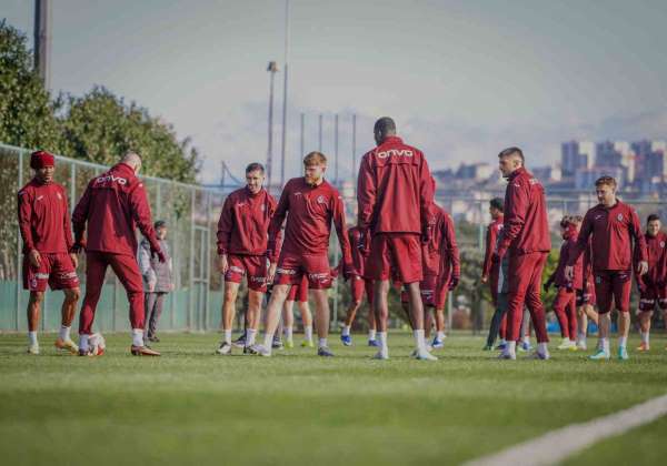 Trabzonspor, Fatih Karagümrük maçı hazırlıklarını sürdürdü