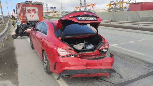 Sultangazi'de trafik kazası: 1 yaralı