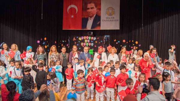 Selçuk Üniversitesinde Ulusal Egemenlik ve Çocuk Bayramı kutlandı - Konya haber