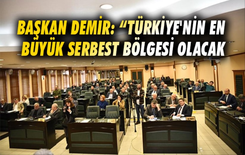 Başkan Demir: 'Türkiye'nin en büyük serbest bölgesi Samsun'da olacak'