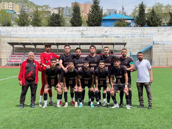 Şırnak U18 ve Süper Amatör Ligi Şampiyonu Cizre Diclespor, Play Off'a yükseldi