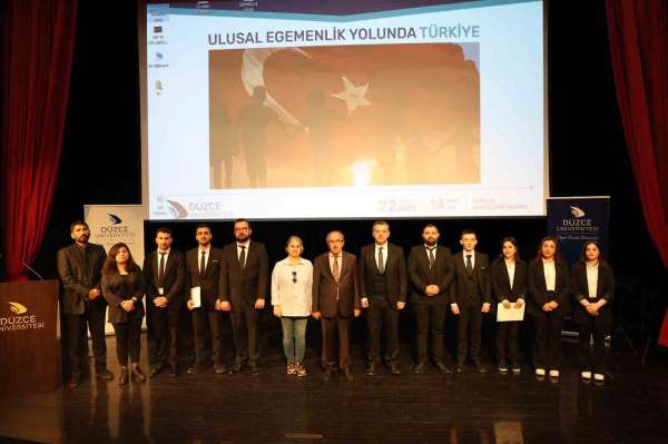 23 Nisan coşkusu Düzce Üniversitesi'nde yaşandı