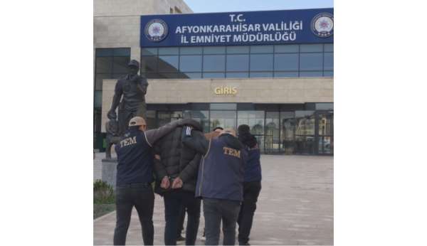 Afyonkarahisar'da terör operasyonu: 2 gözaltı
