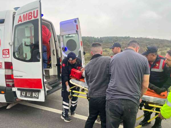 Tavşanlı'da trafik kazası 1 yaralı