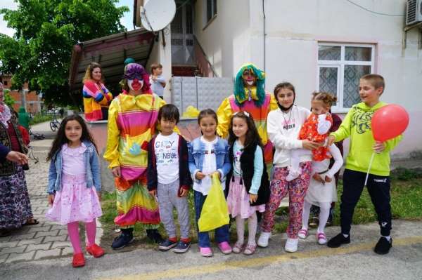 Terme Belediyesi bayramı evlere taşıdı 