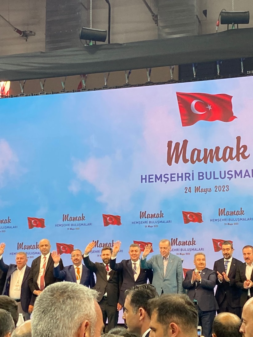 Osman Yılmaz'dan Erdoğan'ın mitingine tam kadro destek