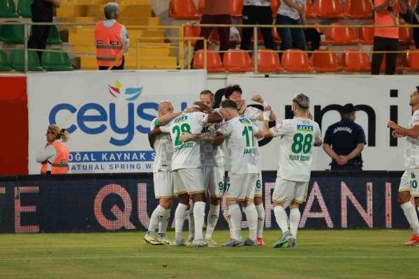 Trendyol Süper Lig: Alanyaspor: 1 - Antalyaspor: 0