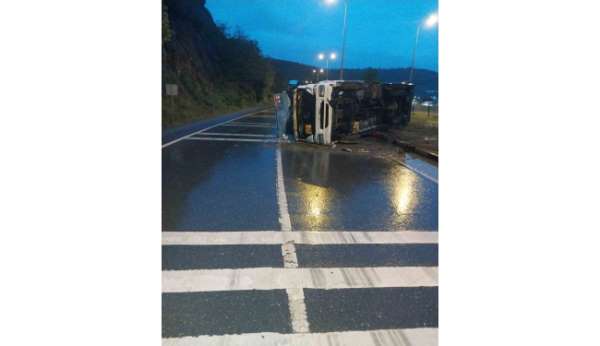 Zonguldak'ta trafik kazası: 1 yaralı