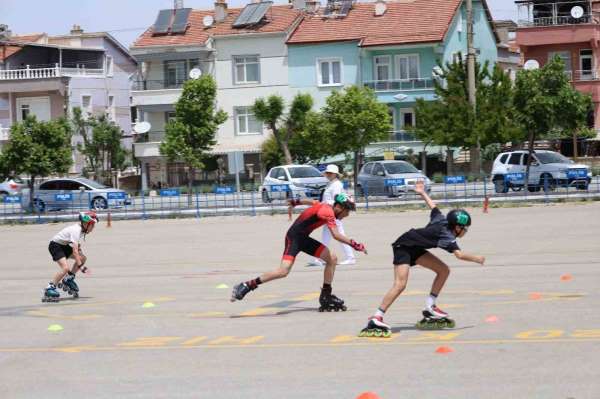 Karaman'da tekerlekli paten heyecanı başladı
