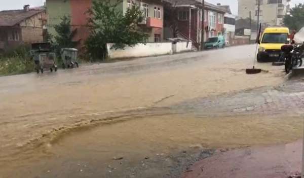 Tokat'ta dolu yağışı 