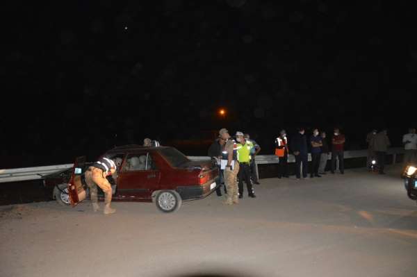 Trafik kazası 1 ölü 2 yaralı