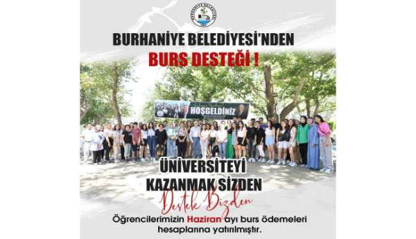 Burhaniye'de üniversitelilerin bursları hesaplarında